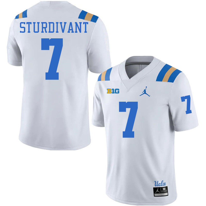 J.Michael Sturdivant UCLA Jersey,UCLA Bruins #7 J.Michael Sturdivant Jersey Youth College-White